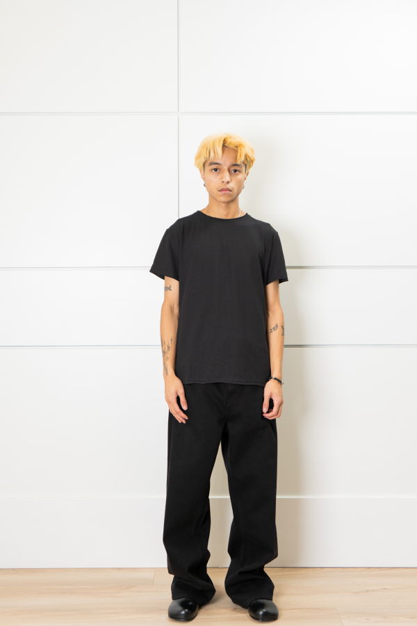 INSAIT Sheer Cozy Tee - Black