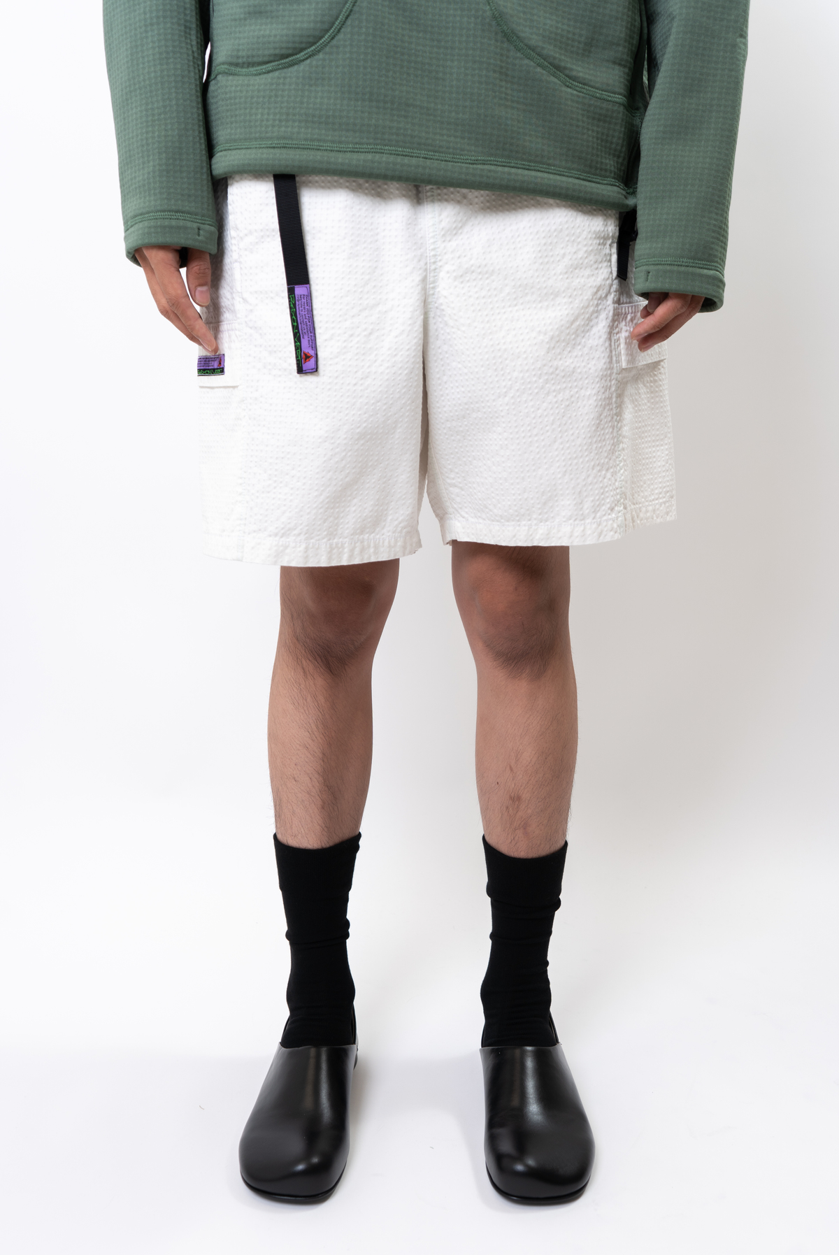 rayon vert Ladderlock Rayon Belt - Golgotha Black - Image 3 of 3