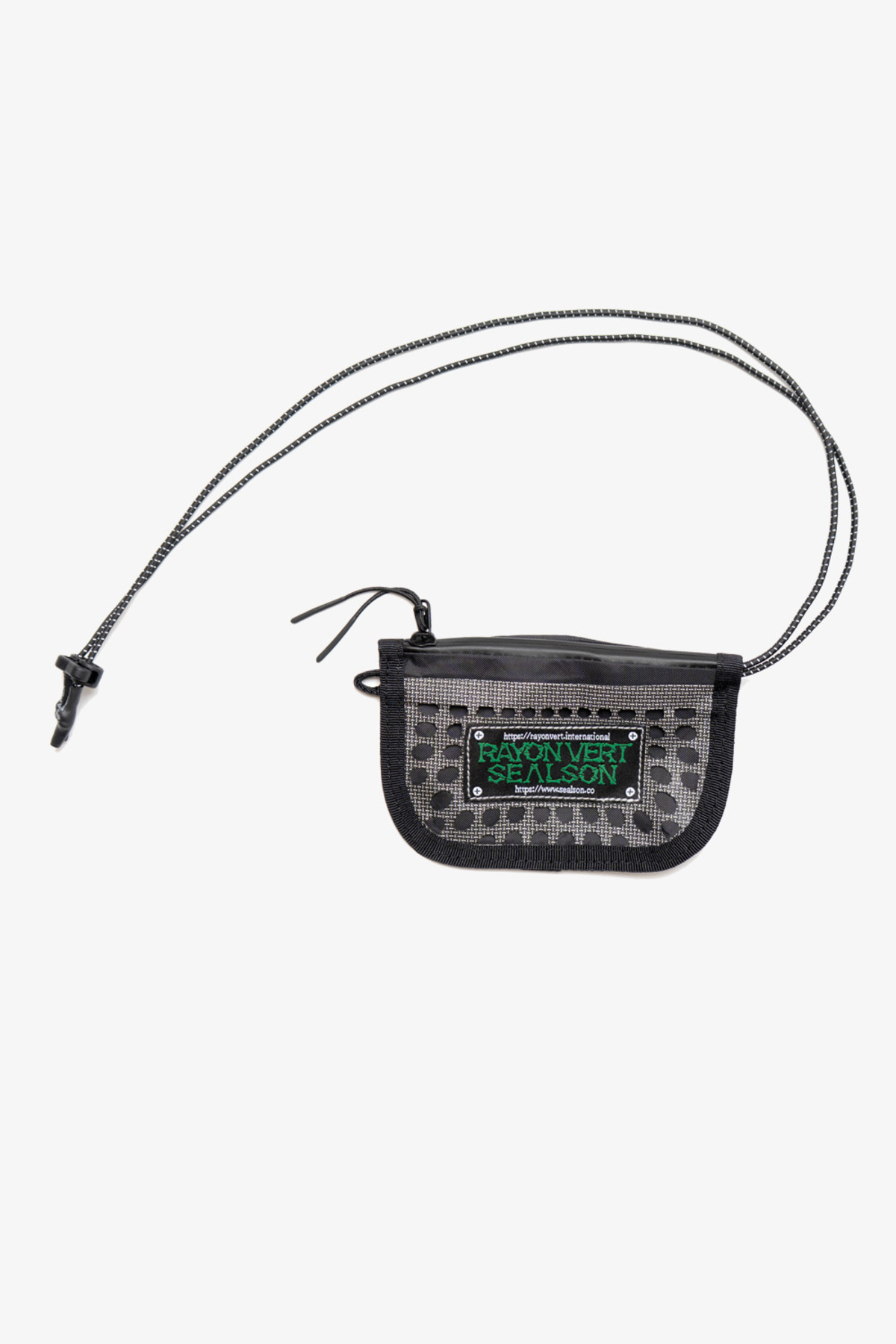 rayon vert Mesh Wallet - Black - Image 1 of 6