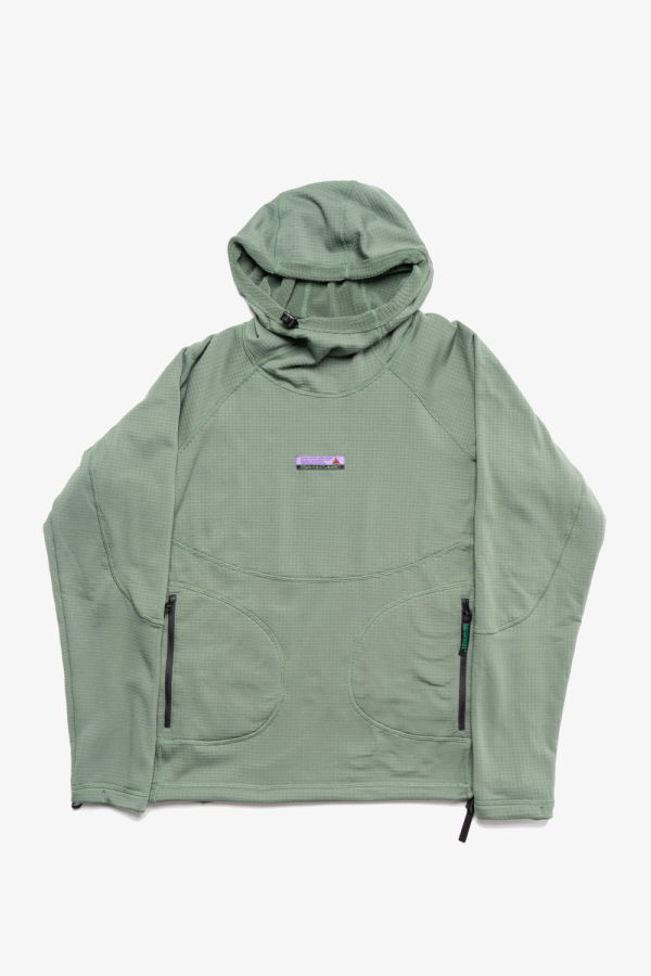 Rayon Vert Oasis Fleece Hoodie - Lichen Green