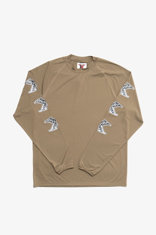 rayon vert Edge Xformance LS Top - Vomit Brown