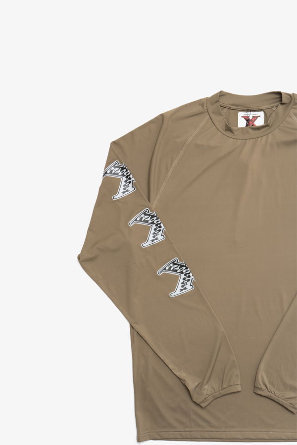 rayon vert Edge Xformance LS Top - Vomit Brown