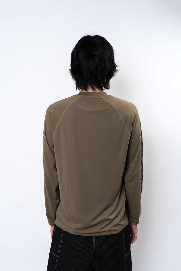 rayon vert Edge Xformance LS Top - Vomit Brown