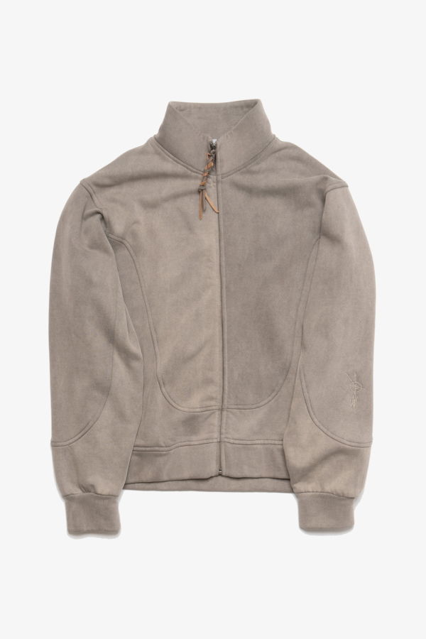 The Wave Wave Track Jacket - Mud Grey