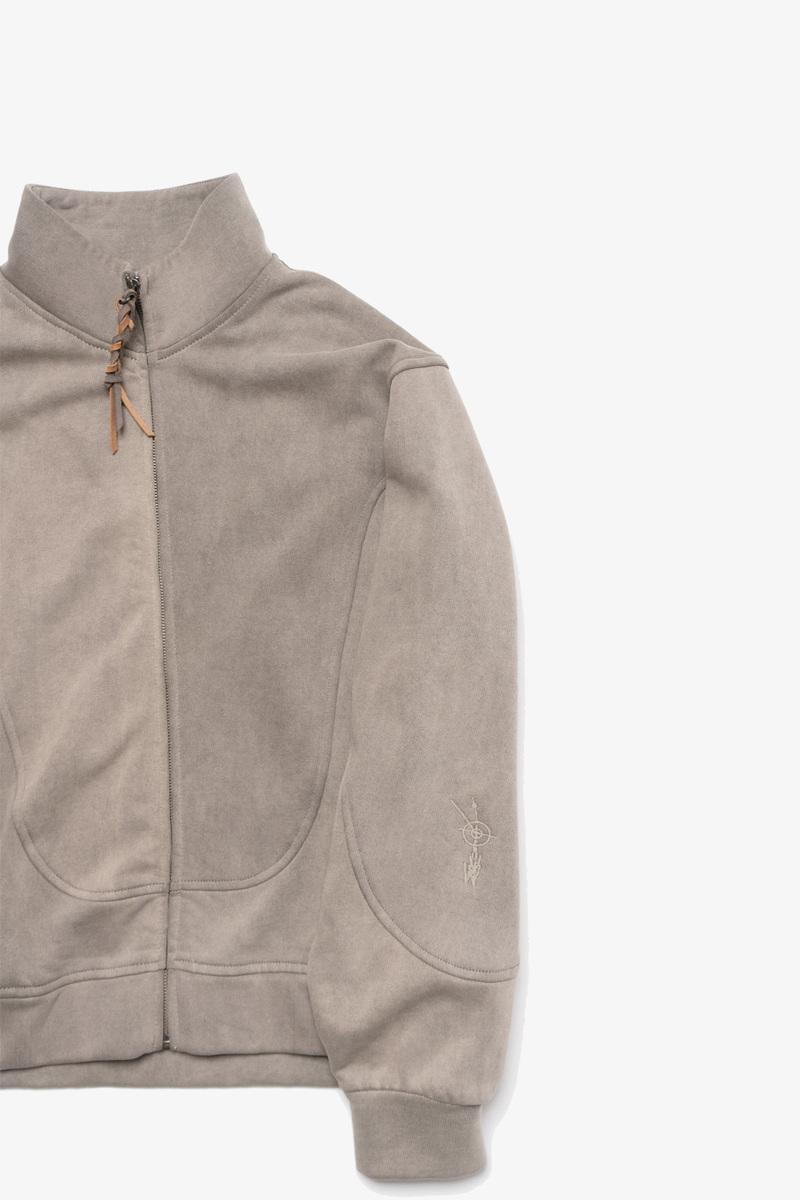 The Wave Wave Track Jacket - Mud Grey