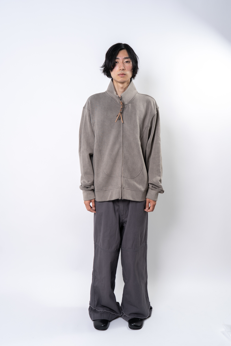 The Wave Wave Track Jacket - Mud Grey