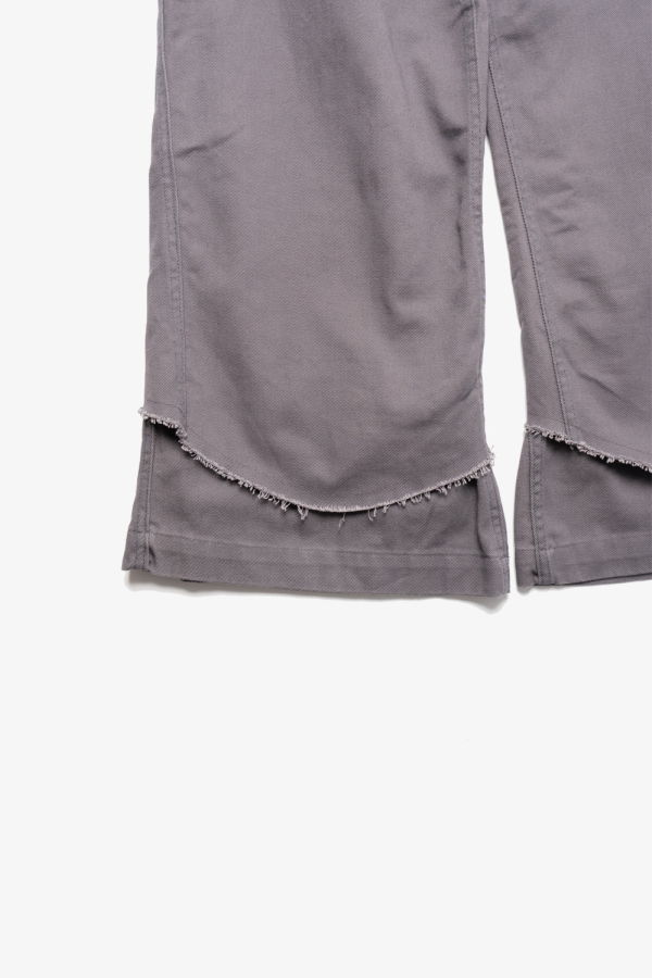 Serapis Scrunch Layered Sailor Jeans - Grey