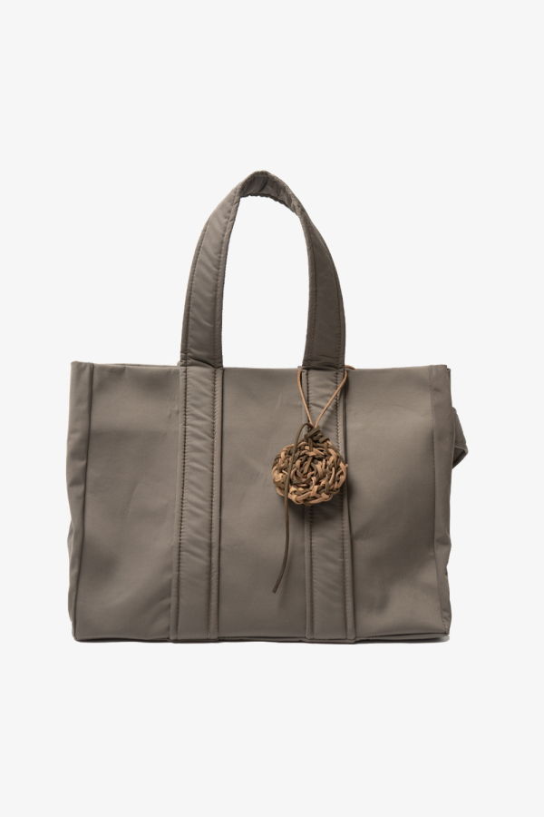 Serapis Asphalt Nylon Bag - Khaki