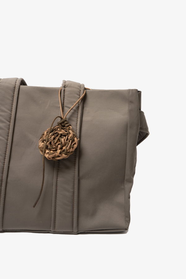 Serapis Asphalt Nylon Bag - Khaki