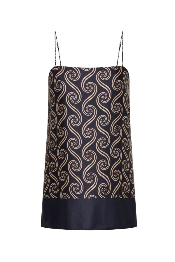 Faithfull The Brand Aina Top - Juanita Swirl Indigo