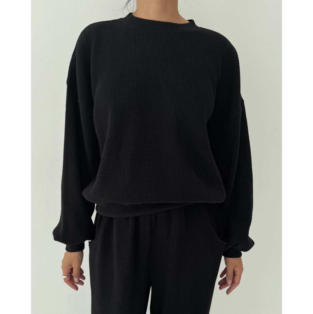 Le Bon Shoppe Waffle Core Sweatshirt - Image 2 of 7