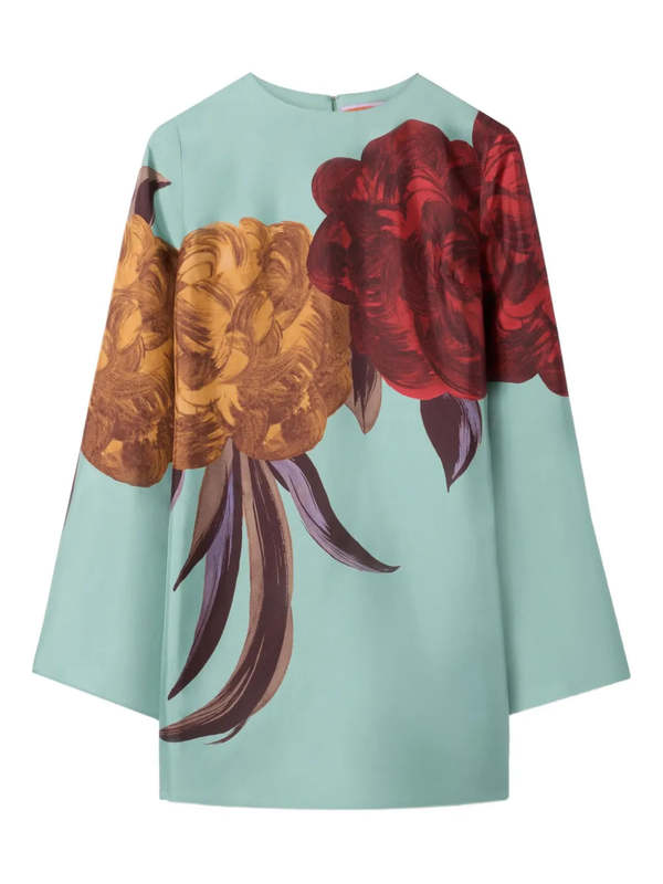 chinese dress ladies LA DOUBLE J BIG BLOOMS CLINGY SWING DRESS main image 0
