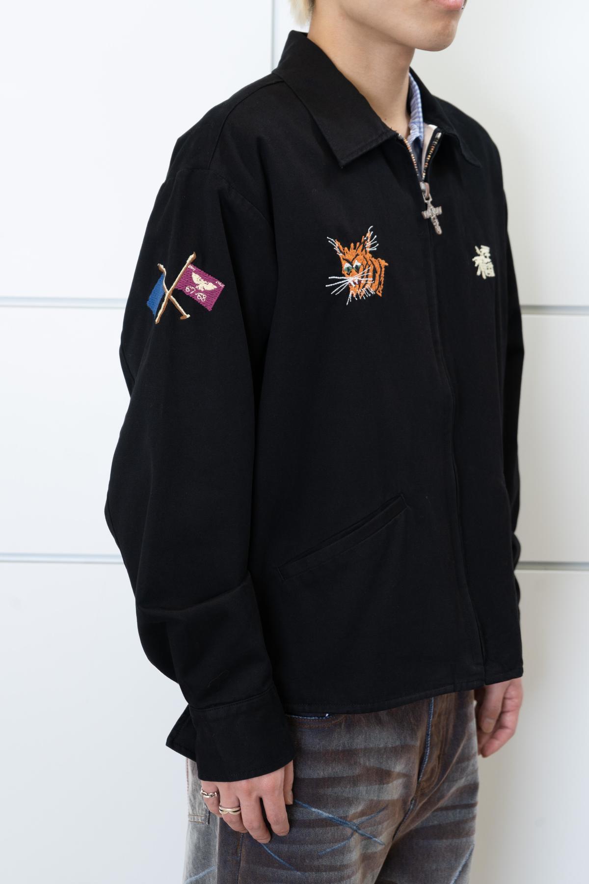 wangxingyu Slogan Embroidered Vietnam Jacket - Image 4 of 7