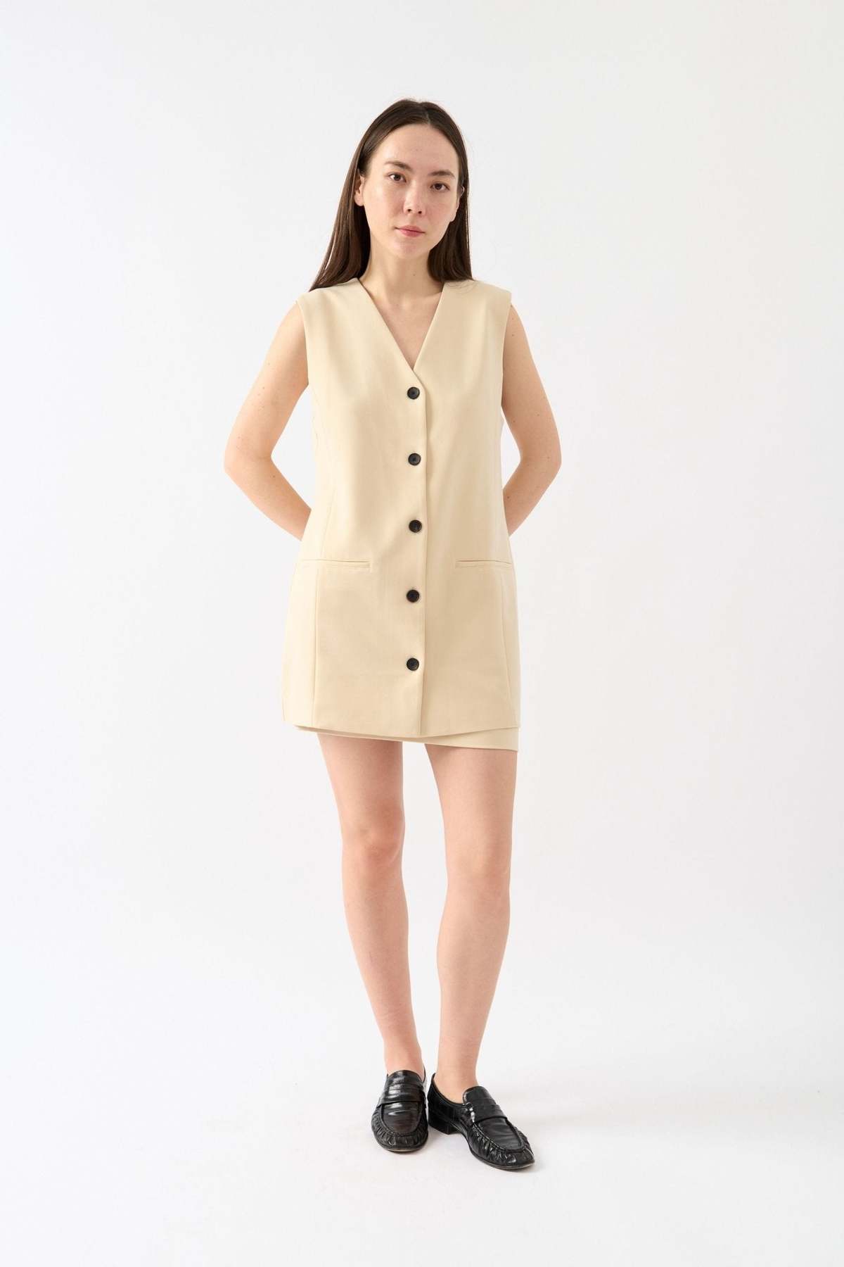 By Malene Birger Fabiene Skirt - Cream - Image 4 of 4