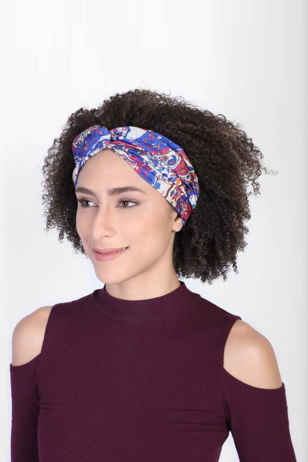 Vismaya Barmy Headband - Vanilla Cobalt