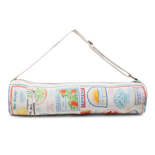 Vismaya Bon Voyage Yoga Mat Bag - White Dove