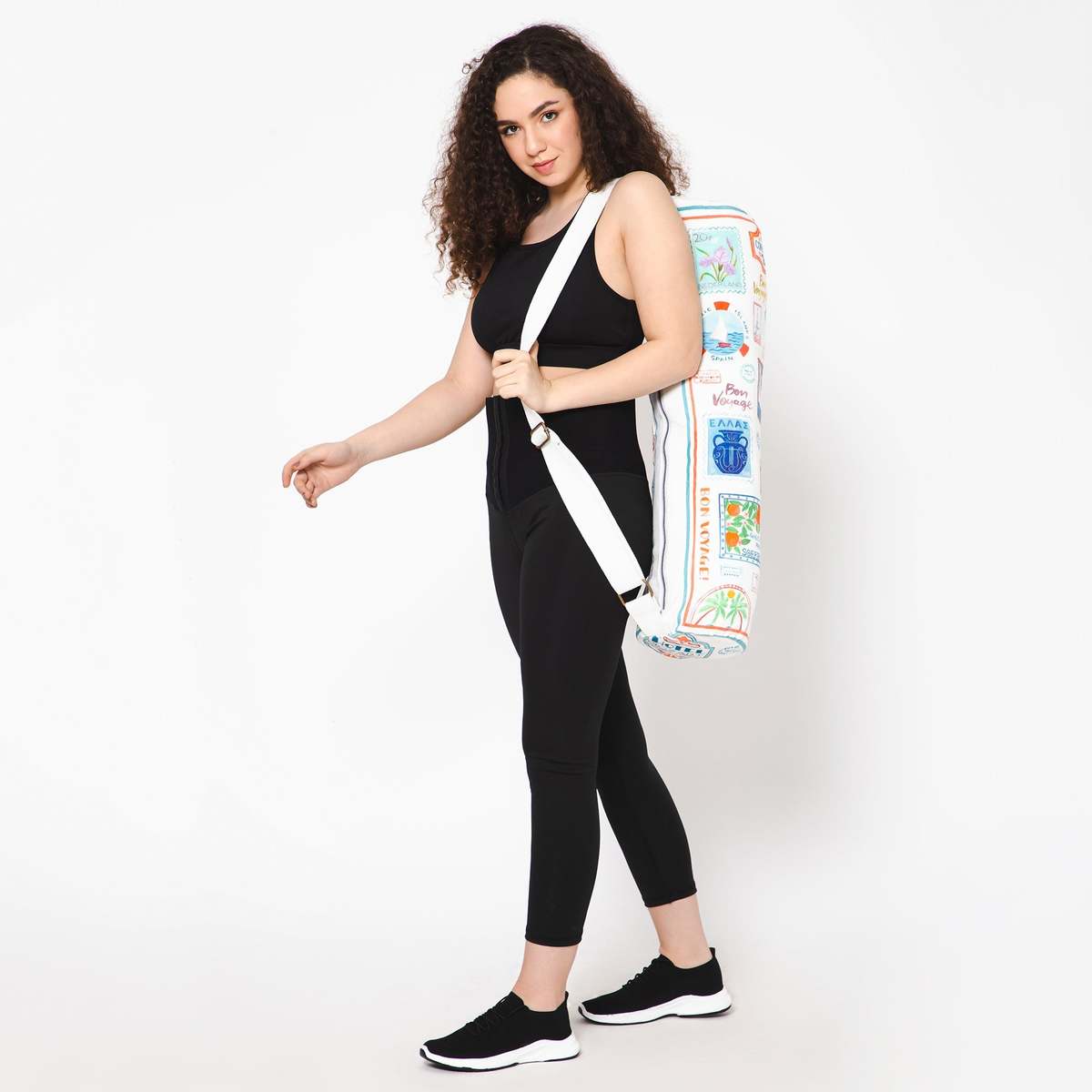 Vismaya Bon Voyage Yoga Mat Bag - White Dove - Image 3 of 6