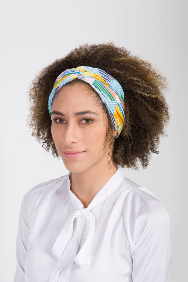 Vismaya Carla Headband - Yellow Blue