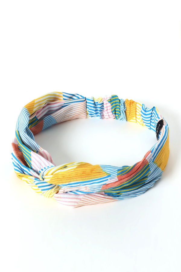 Vismaya Carla Headband - Yellow Blue