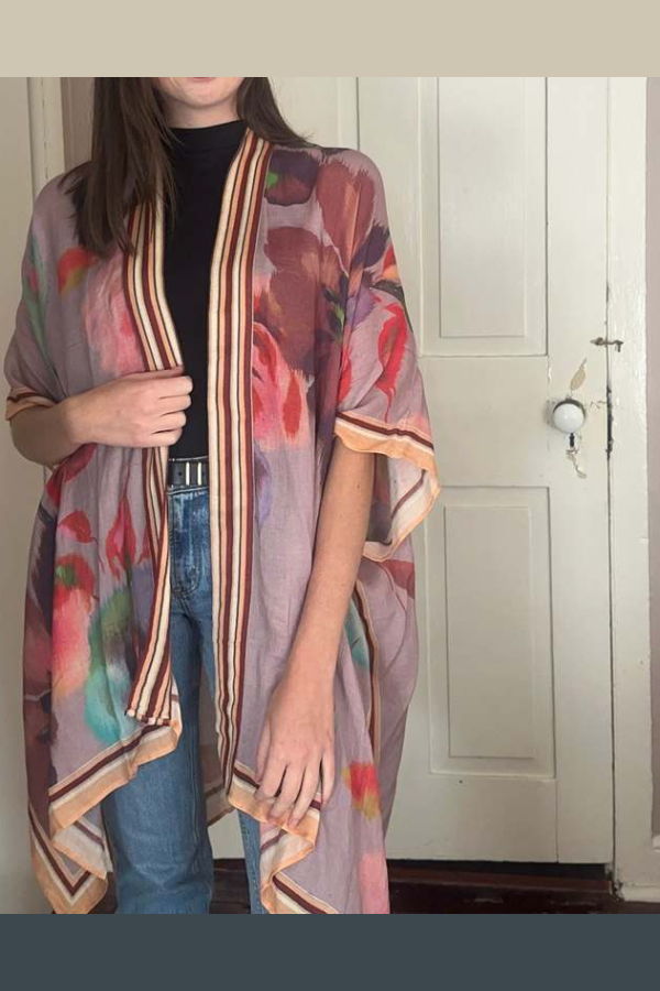 Vismaya Conspicuous Kimono - Lilac