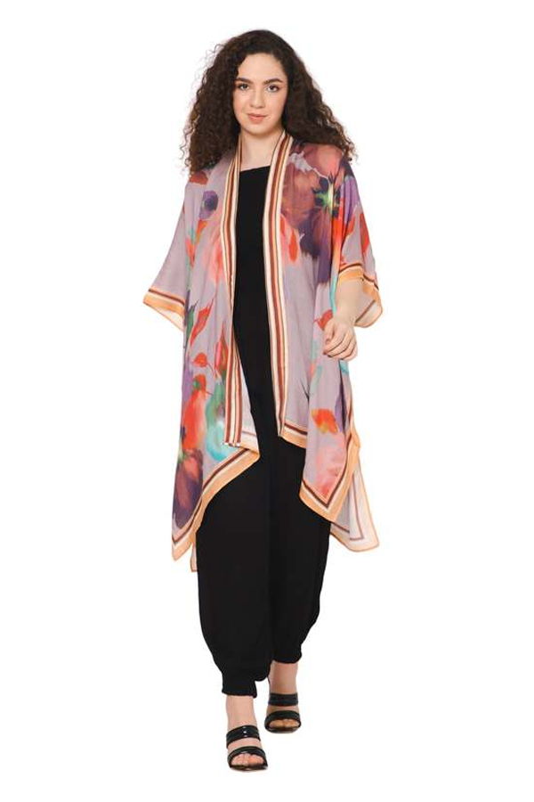 Vismaya Conspicuous Kimono - Lilac