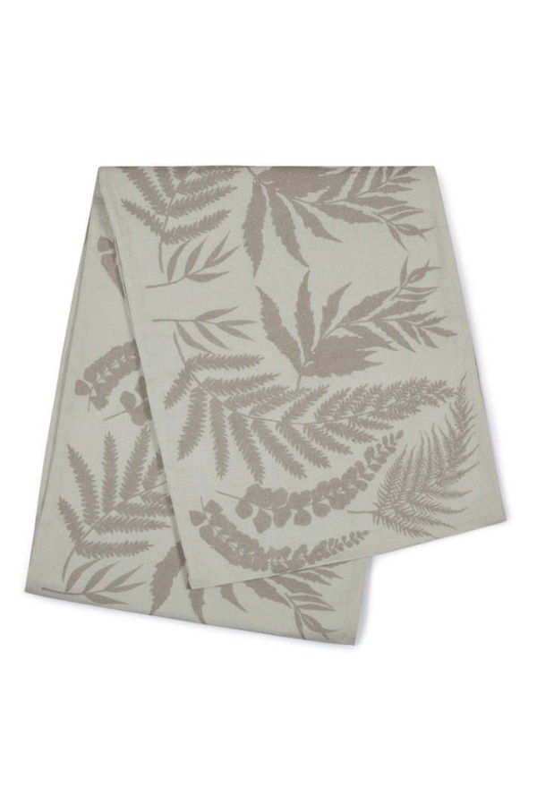 Majka & Co Forest Ferns Table Runner - Seashell Gray & Dunes