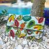 Vismaya Fruit Embroidered Clutch - Green - Thumbnail 1