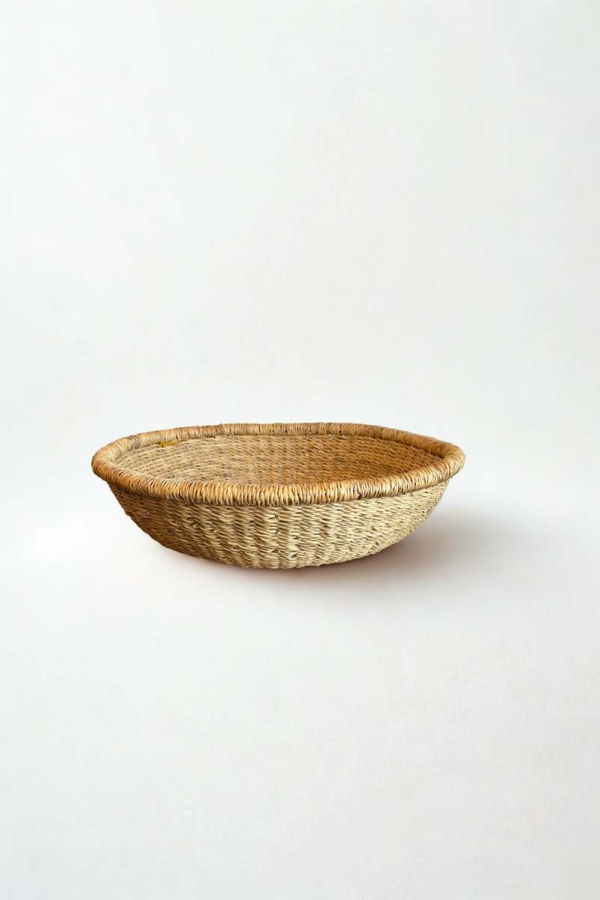 Mbare Handwoven Large Tray Basket
