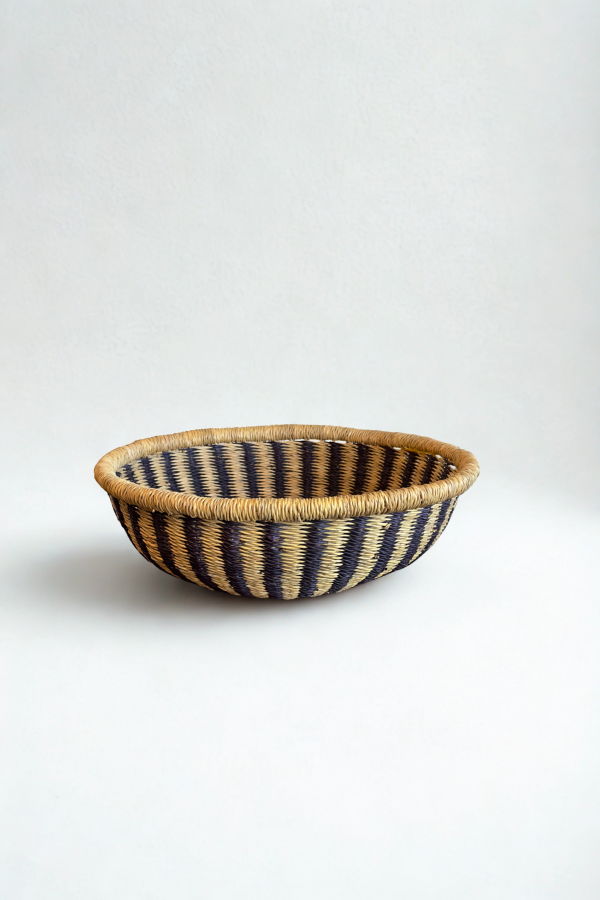 Mbare Handwoven Large Tray Basket
