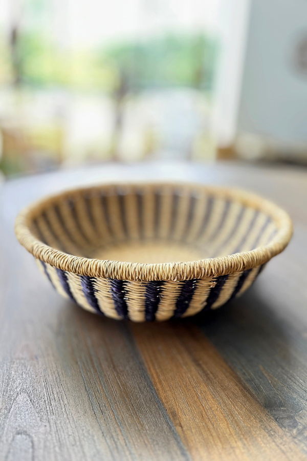 Mbare Handwoven Large Tray Basket