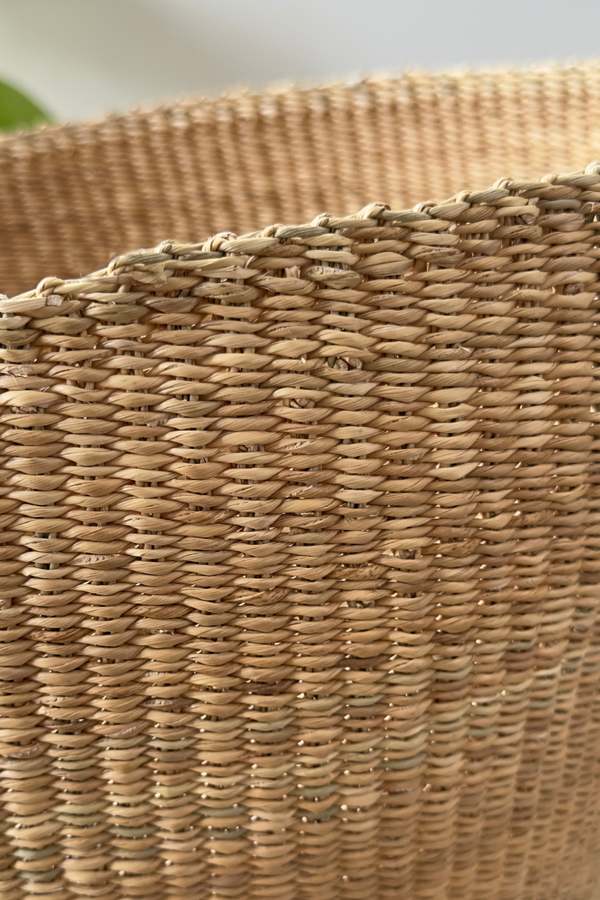 Mbare Handwoven Natural Planter Basket