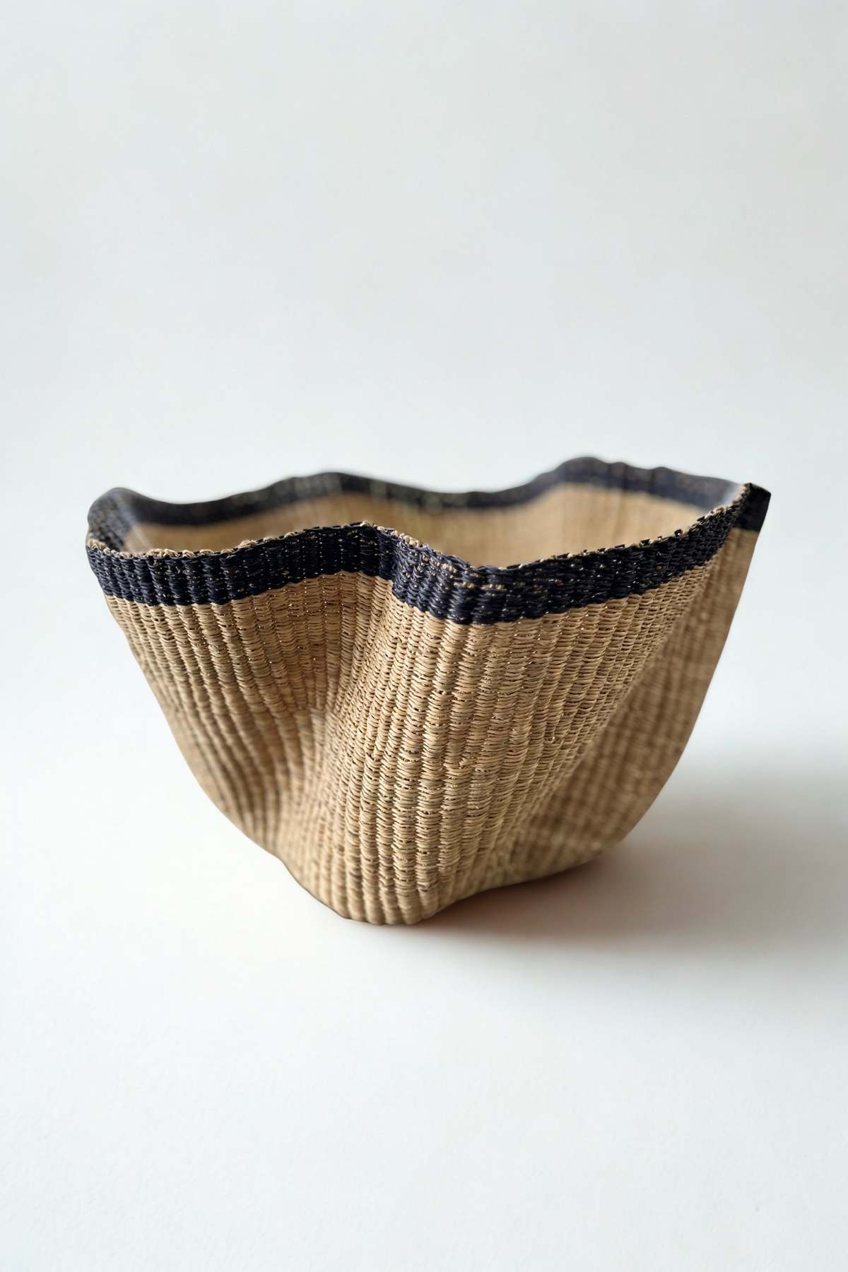 Mbare Handwoven Wave Basket - Image 1 of 5