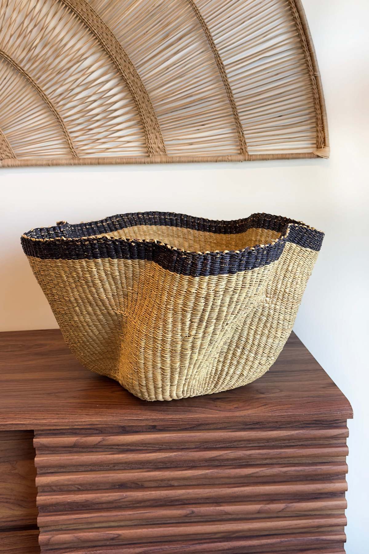 Mbare Handwoven Wave Basket - Image 2 of 5