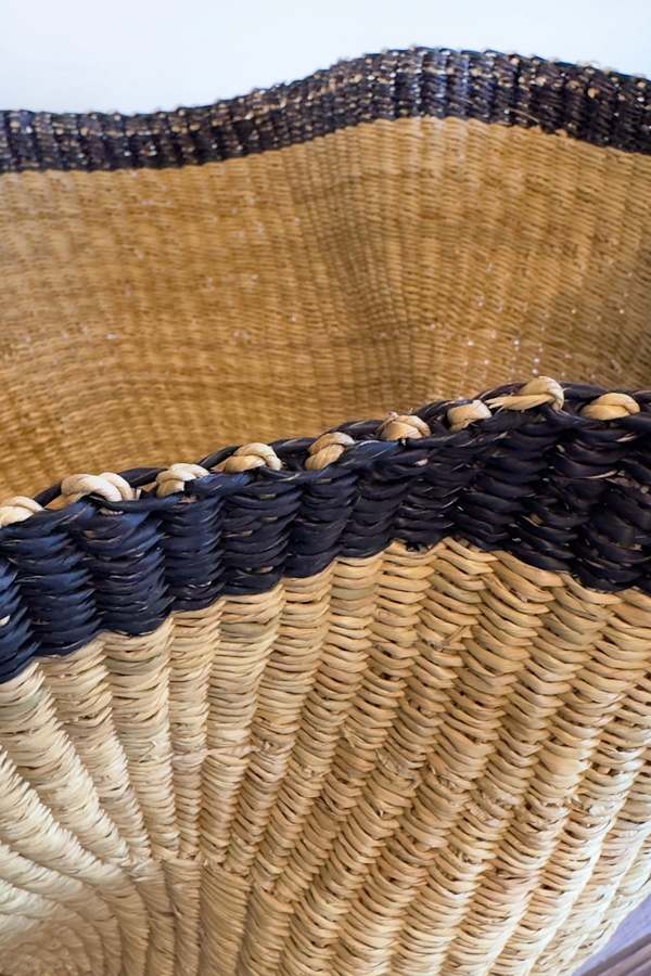 Mbare Handwoven Wave Basket