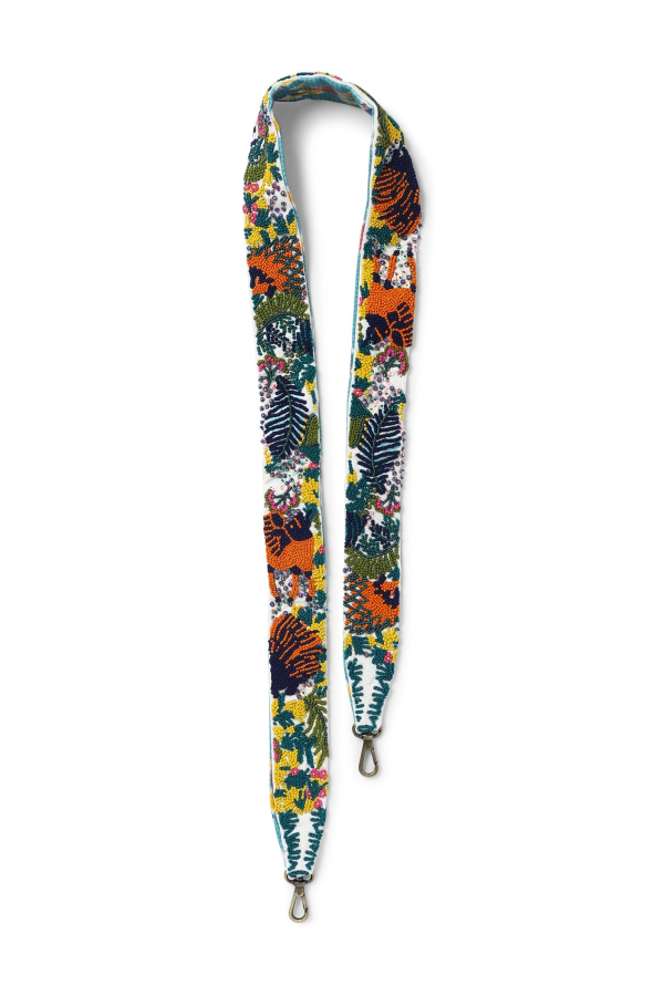 Vismaya Leafy Embroidered Strap - Ivory