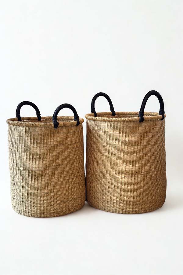 Mbare Set of 2 Handwoven Hampers