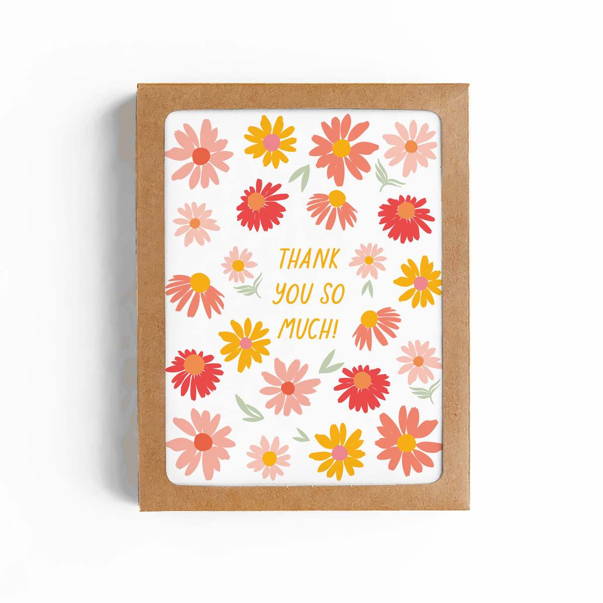 Mellowworks Summer Garden Thank You Card Box Set - White - Image 1 of 2