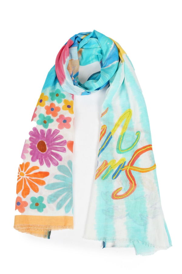 Vismaya Summer Vibes Scarf - Blue