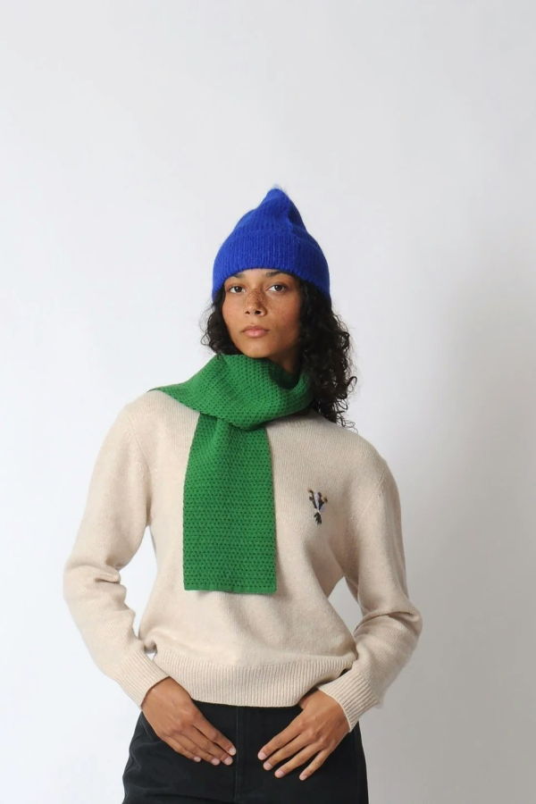 Micaela Greg Brushed Rib Hat | Garmentory display picture 1