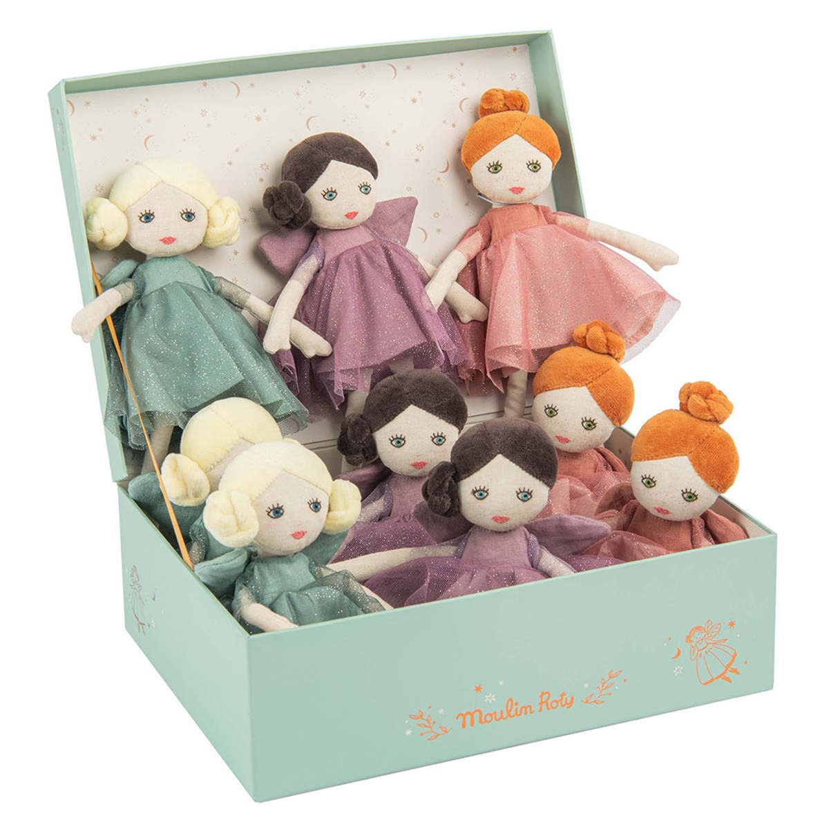 Moulin Roty Les Fes Ondine Little Green Fairy Doll - Green - Image 2 of 4