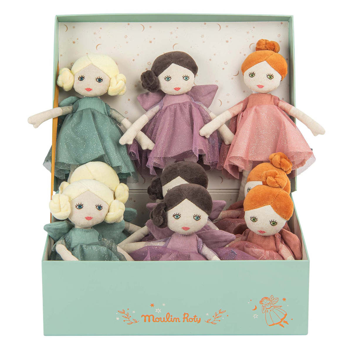 Moulin Roty Les Fes Ondine Little Green Fairy Doll - Green - Image 3 of 4