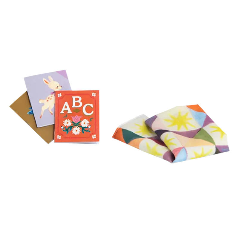 KIDS Moulin Roty Les Minouchkas Reading Nook Accessory Kit Doll Accessories