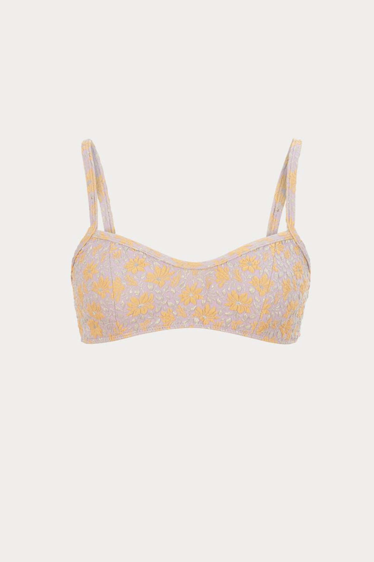 Rachel Comey Revival Top in Lilac Posy Jacquard Top - Image 1 of 2