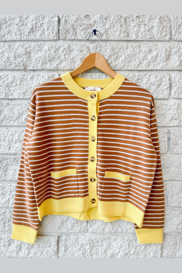 Xirena Lillian Cardigan - Camel Stripe