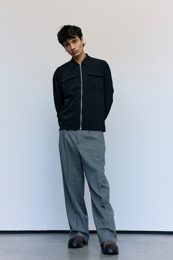 SECOND/LAYER Crosby Street Zip Shirt