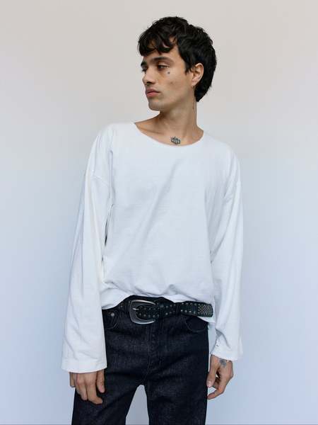 SECOND/LAYER L/S Type II Vertical Thermal - White | Garmentory