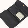 Dooney & Burke Lucca Pebbled Leather Continental Clutch - Black - Thumbnail 3