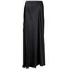 Philosophy Di Lorenzo Serafini Silk Midi Skirt - Black - Thumbnail 1