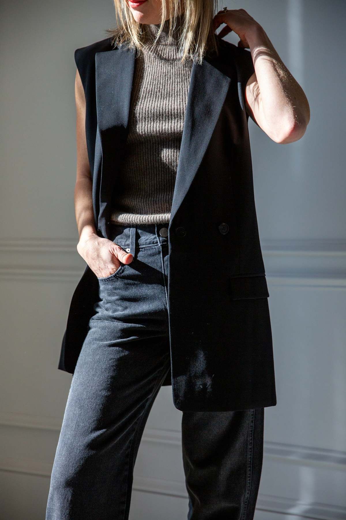 amo denim Annette High Rise Straight Leg Jeans - Image 2 of 5