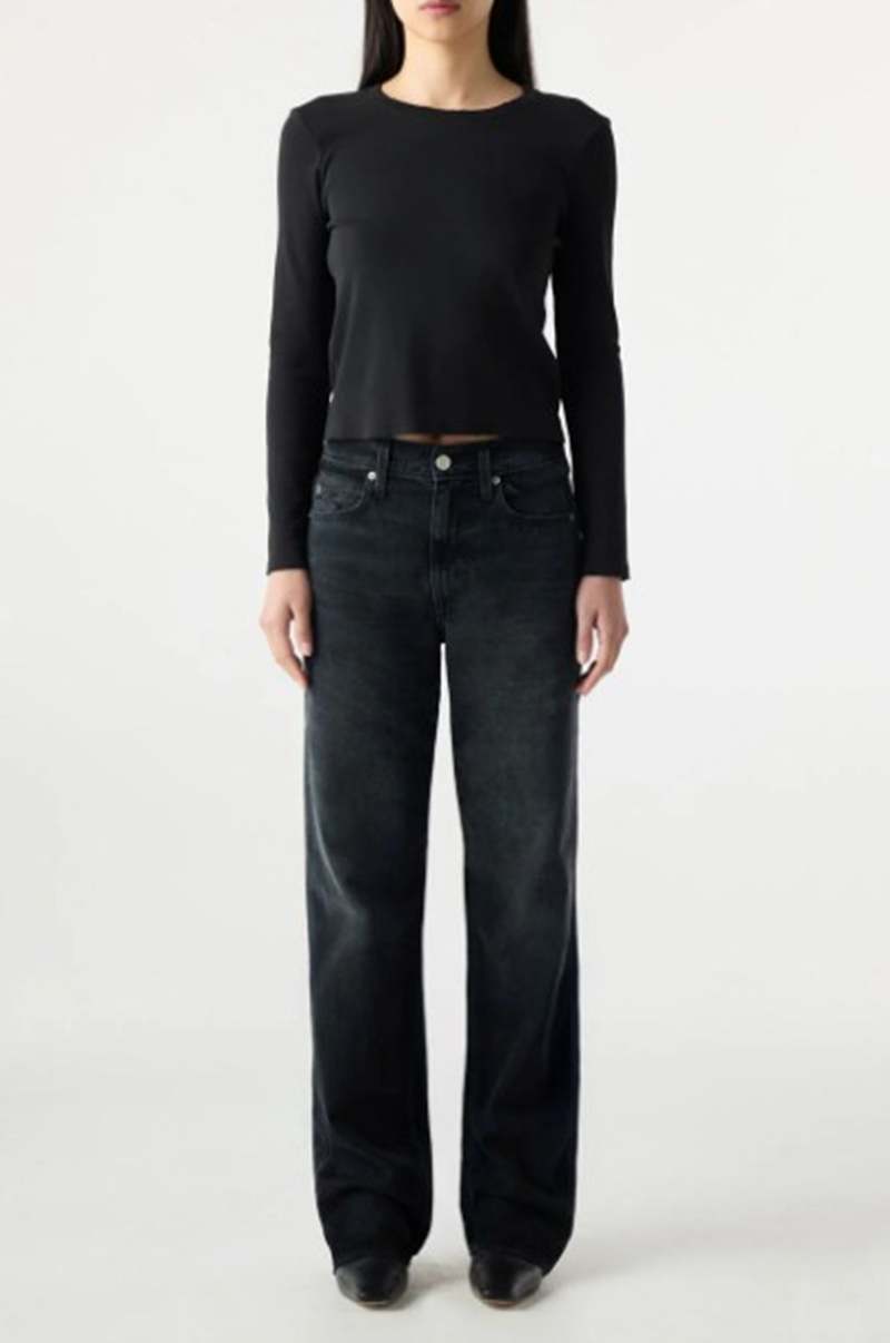 amo denim Annette High Rise Straight Leg Jeans
